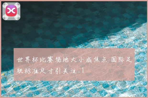 世界杯比赛场地大小成焦点 国际足联标准尺寸引关注_1